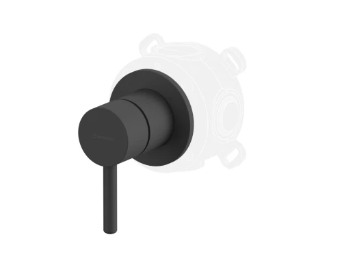 Смеситель для душа скрытого монтажа WHITECROSS Y Y1241BL (черный мат)