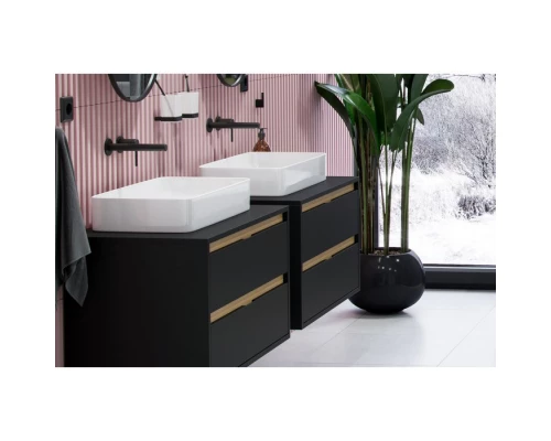 Смеситель для умывальника скрытого монтажа EXCELLENT Pi AREX.1214BL (черный мат) Elit-san.ru