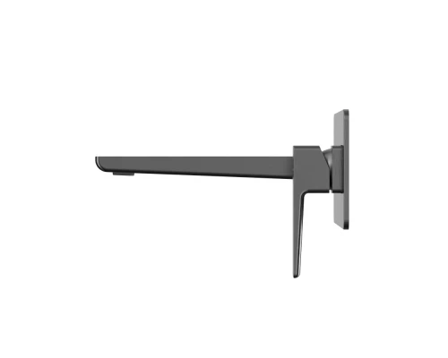 Смеситель для умывальника скрытого монтажа WHITECROSS X X1416GM (оружейная сталь)