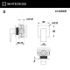 Смеситель для душа скрытого монтажа WHITECROSS X X1445NIB (брашированный никель)