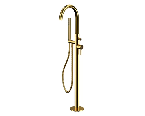 Смеситель для ванны отдельностоящий WHITECROSS Y Y1233GL (золото) Elit-san.ru