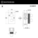 Смеситель термостатический для душа скрытого монтажа WHITECROSS X X1436CR (хром)
