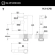 Смеситель для умывальника WHITECROSS Y Y1211CPB (брашированная медь)