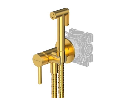 Система для биде скрытого монтажа WHITECROSS Y SYSYBI2GLB (брашированное золото)