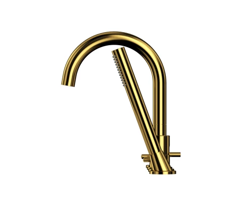 Смеситель для ванны на 4 отверстия WHITECROSS Y Y1232GL (золото) Elit-san.ru