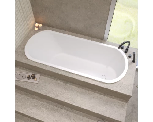 Ванна WHITECROSS Jess 170x71 (белый мат) иск. камень