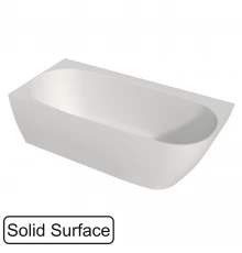 Ванна WHITECROSS Magnet 170x80 L БЕЗ ПЕРЕЛИВА (белый мат) иск. камень