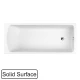Ванна WHITECROSS Cent 165x70 (белый мат) иск. камень