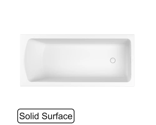 Ванна WHITECROSS Coin 165x80 (белый мат) иск. камень