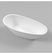 Ванна из литого мрамора 155x73 см Whitecross Spinel B 0210.155073.200