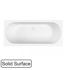 Ванна WHITECROSS Gin Duo 170x75 (белый мат) иск. камень