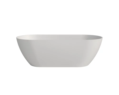 Ванна WHITECROSS Tawna 165x80 (белый мат) БЕЗ ПЕРЕЛИВА иск. камень