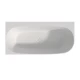 Ванна WHITECROSS Magnet 170x80 R БЕЗ ПЕРЕЛИВА (белый мат) иск. камень