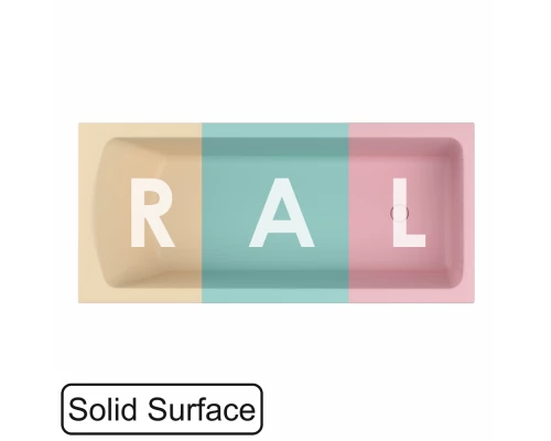 Ванна WHITECROSS Coin 165x75 (RAL мат) иск. камень