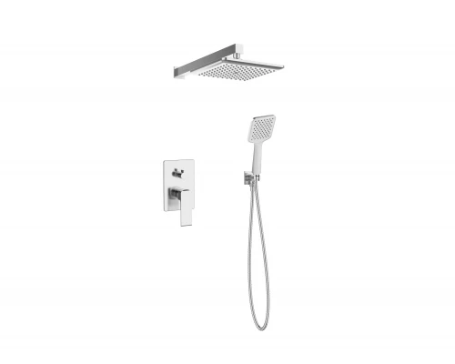 Душевая система ESKO скрытого монтажа 6в1 Squared Chrome (6in1 SQ)