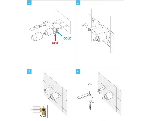 Смеситель для раковины ESKO (SM28 B)