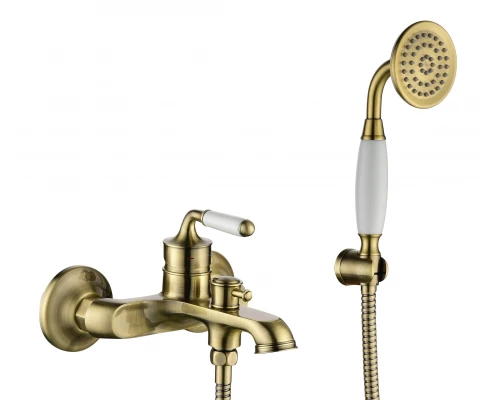 Смеситель ESKO "Prague" для ванны, с аксессуарами (PG54new)