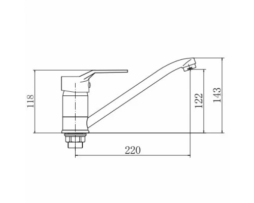 Смеситель для кухни FASHUN (A4963)