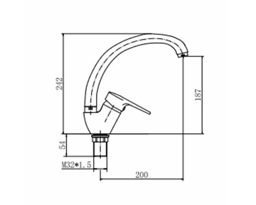 Смеситель для кухни FASHUN (A4156-2)