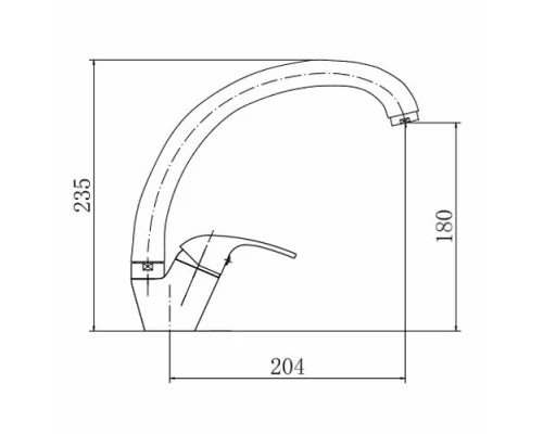 Смеситель для кухни FASHUN (A4115)