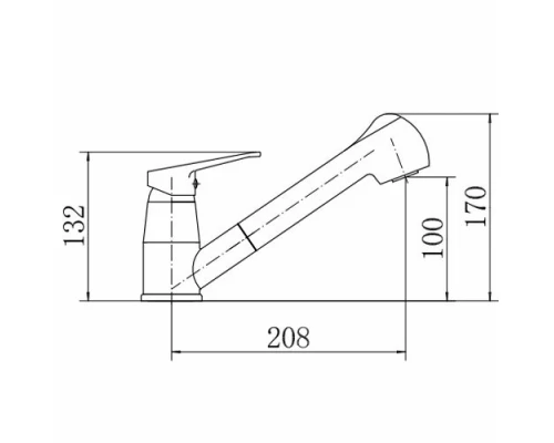 Смеситель для кухни FASHUN (A6013)