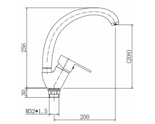 Смеситель для кухни FASHUN (A4130-4)