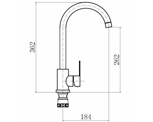 Смеситель для кухни FASHUN (A54001)