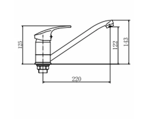 Смеситель для кухни FASHUN (A4921)