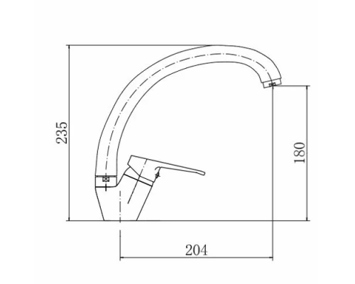 Смеситель для кухни FASHUN (A4113)