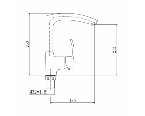 Смеситель для кухни FASHUN (A4070)