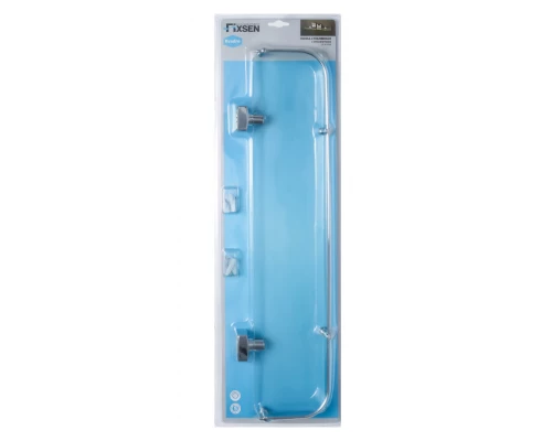 Полка FIXSEN Kvadro стеклянная с ограничителем (FX-61303B)