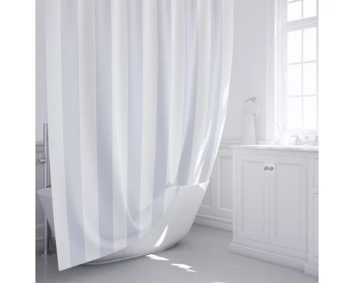 Шторка для ванной Fixsen Vafel серая (FX-5020K)