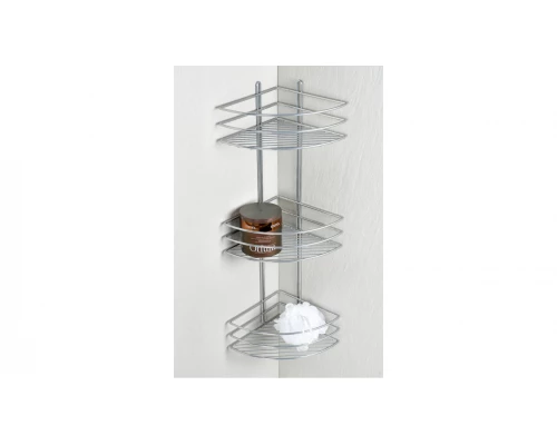 Полка Fixsen угловая трехэтажная цвет серый (FX-710-3)