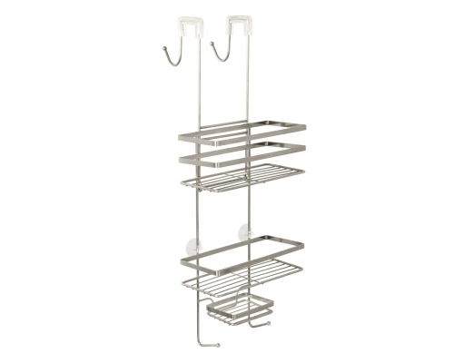 Полка FIXSEN прямоугольная двухэтажная хром (FX-871)