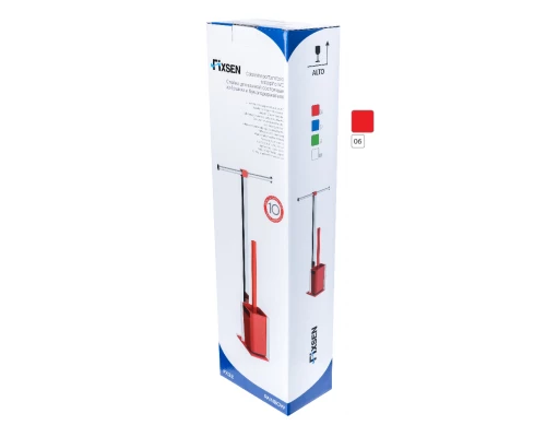 Стойка FIXSEN Rainbow напольная б/д двойной + ерш красная (FX-32-06)