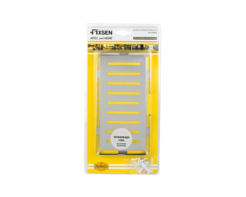 Полка прямоугольная одноэтажная Fixsen Hotel хром (FX-31003R)