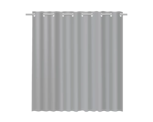 Шторка для ванной серая Fixsen Linum (FX-1535K)