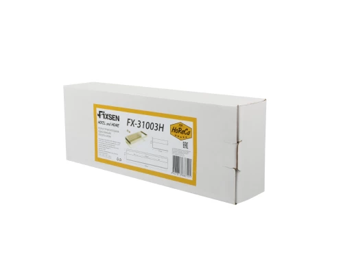 Полка прямоугольная Fixsen одноэтажная золото-сатин "HOTEL" (FX-31003H)