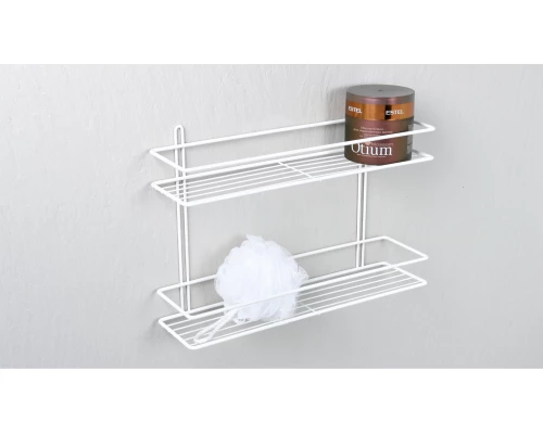 Полка Fixsen прямая двухэтажная белая (FX-730W-2)