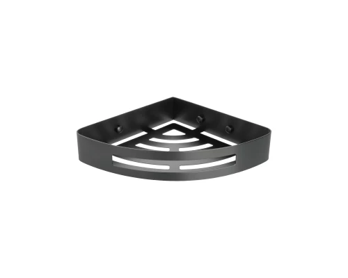 Полка угловая одноэтажная FIXSEN Hotel графит (FX-31003M)