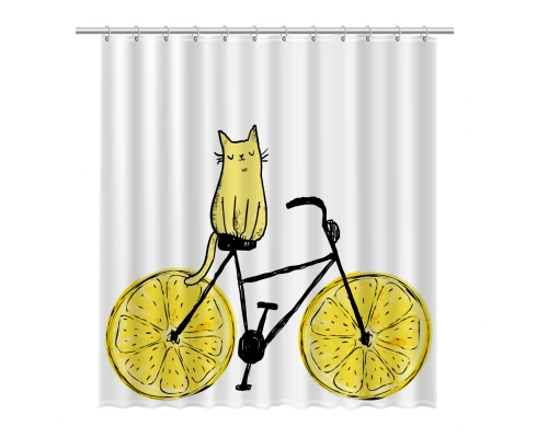 Штора для ванной Fixsen Cat (FX-2515)