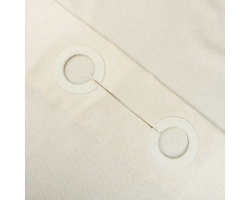 Шторка для ванной бежевая Fixsen Linum (FX-1535A)