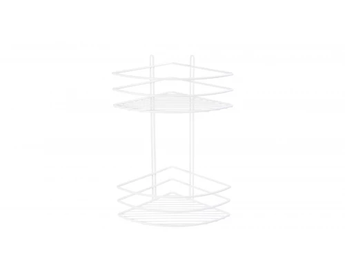 Полка Fixsen угловая двухэтажная белая (FX-710W-2)