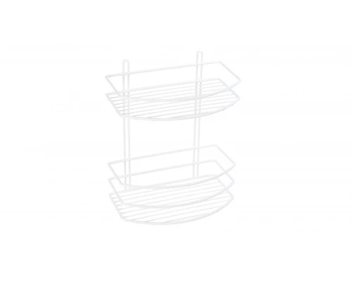 Полка Fixsen овальная двухтажная белая (FX-720W-2)