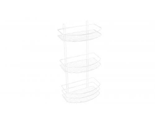 Полка Fixsen овальная трехэтажная белая (FX-720W-3)