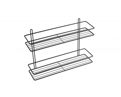 Полка Fixsen прямая двухэтажная черная (FX-730B-2)