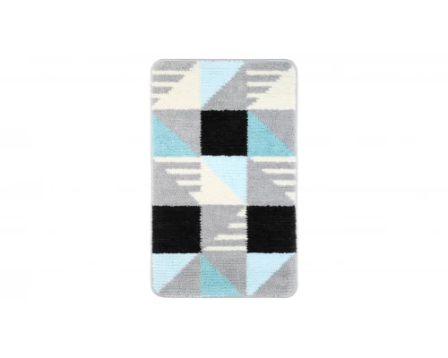 Коврик для ванной Fixsen Visa 1-ый серо-бирюзовый, 50х80см (FX-5005Z)