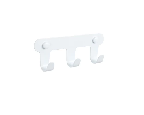 Планка 3 крючка Fixsen PRACTICA, белый (FX-805W-3)