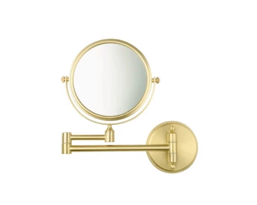 Зеркало косметическое FIXSEN Hotel золото-сатин D15 (FX-31021G)