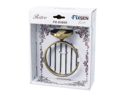 Мыльница FIXSEN Retro решетка круг (FX-83809A)